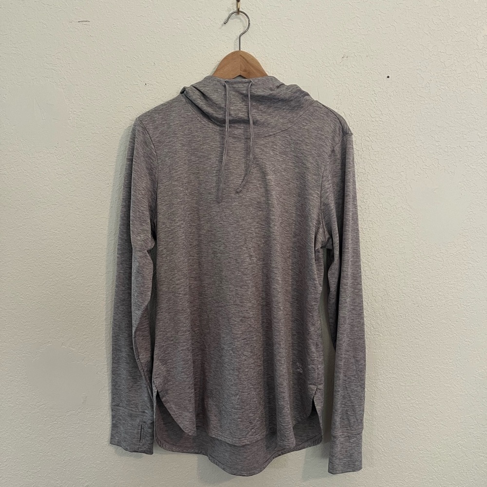Reebok Women’s Heather Gray Hoodie Top